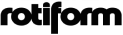 'Rotiform logo in black font on white background.'