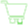 Green shopping cart icon with a gradient effect.