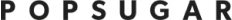 Logo featuring the word 'POPSUGAR' in bold, black letters.