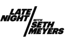 Logo of 'Late Night with Seth Meyers' with stylized text design.