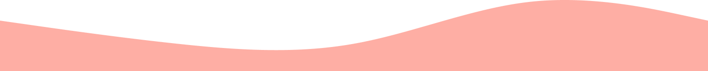 A smooth, wavy pink abstract shape on a white background.