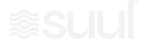 Logo with stylized waves next to the word 'suul'.