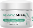 Jar of RejuvaKnee joint and muscle therapy cream.