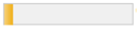 A loading bar with a small yellow section indicating progress.