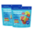 'Two packs of liquid IV hydration powder with fruit illustrations on blue packaging.'