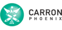 Carron Phoenix logo with a stylized bird and crossed pencils on a teal background.