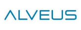 The image shows the Alveus logo in blue text.