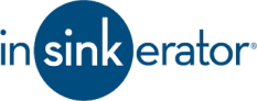 InSinkErator logo with stylized text.