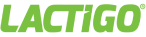 The image shows the Lactigo logo in green text on a transparent background.