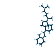 Chemical structure of a complex organic molecule on a transparent background.