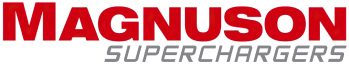 Logo featuring 'Magnuson Superchargers' text in red and gray.