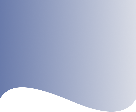 Blue to gray gradient background with a wavy transition effect.
